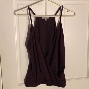 Deep Wine VERY Low V Cut Tank Top